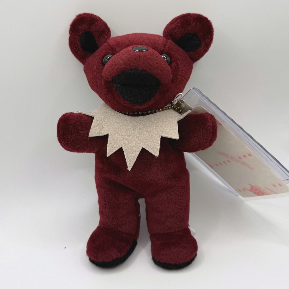 Liquid Blue Grateful Dead All Access Bean Bear Burgundy Limited Edition Plush